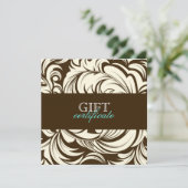 Carte 311 Lavish Topaz Certificat cadeau Brown (Debout devant)