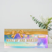 Carte 311 Radiant Palm Wake up Maquillage Certificat cad (Debout devant)