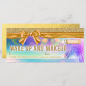 Carte 311 Radiant Palm Wake up Maquillage Certificat cad (Devant / Derrière)