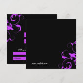 Carte 311-Roxy Solid Purple Certificat Cadeau (Devant / Derrière)