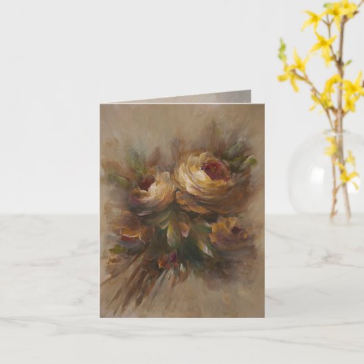 Carte 315 Rose Op3 (Fleur jaune)