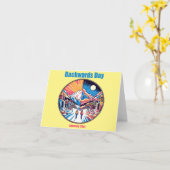 Carte 31 janvier - Jour de marche arrière (Fleur jaune)