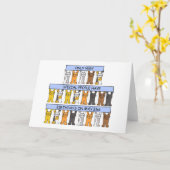 Carte 31 mai Chats mignons (Fleur jaune)