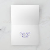 Carte 31e anniversaire : Feu d'artifice festif amusant e (Intérieur)