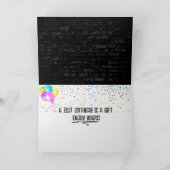 Carte 31e Anniversaire néon Connexion Mur de briques (Intérieur)