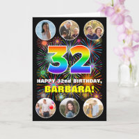 32e anniversaire : Arc en ciel amusant #, Nom pers