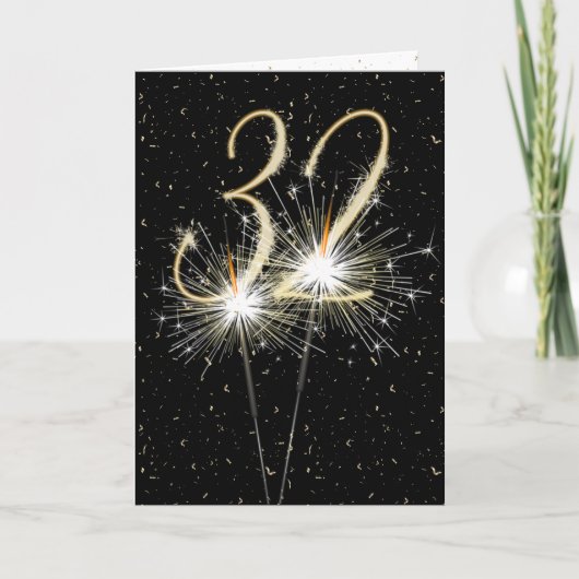 Carte 32e anniversaire du mariage (Devant)