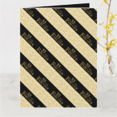 Carte 33e anniversaire (Fleur jaune)