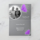 Carte 33e anniversaire bague Amethys maintenant puis pho (Intérieur)