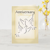 Carte 3424 Bénédictions d'anniversaire (Fleur jaune)