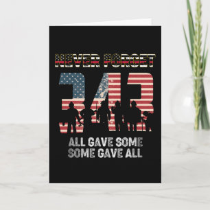 Carte 343 Pompier N'Oubliez Jamais Tout Donné Environ 21