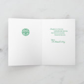 Carte 3489 St. Pat's Day PRIÈRE IRLANDAISE (Intérieur)