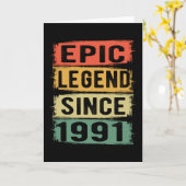 Carte 34 Ans Anniversaire Epic Légende 34e anniversaire (Fleur jaune)
