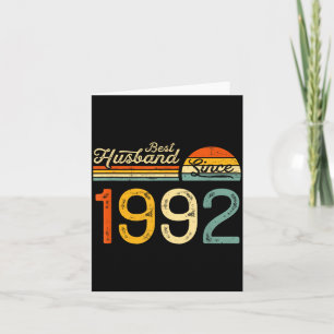 Carte 34e anniversaire de mariage mari depuis la concept