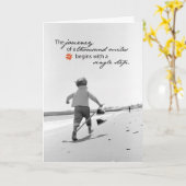 Carte 3509 Voyage de milliers de milles de support (Fleur jaune)