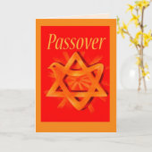 Carte 3583 Pâques Red-Gold (Fleur jaune)