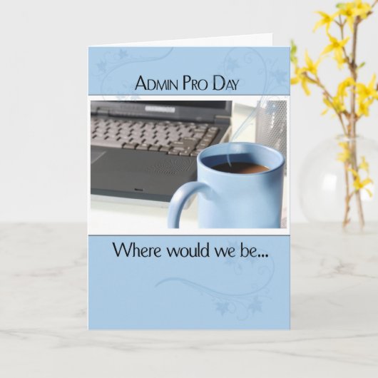 Carte 3593 Admin Pro Day Coffee Computer (Fleur jaune)