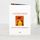 Carte 35e anniversaire avec bulles arc-en-ciel et feux d (Dos)