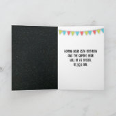 Carte 35e anniversaire Ballons avec lunettes de soleil A (Intérieur)