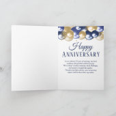 Carte 35e anniversaire de Mariage Mari Marine Gold (Intérieur)