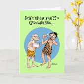 Carte 35e anniversaire de son fils (Fleur jaune)