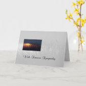 Carte 3628 Sympathies Oiseaux (Fleur jaune)