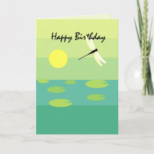 Carte 3749 Anniversaire de libellules
