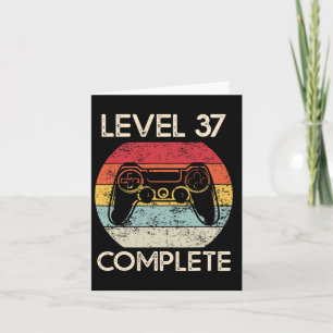Carte 37e anniversaire de Mariage Couples Husbynd Gamer