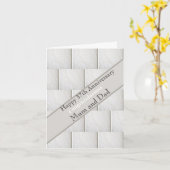 Carte 37e anniversaire du Mariage Alabaster, modifiable (Fleur jaune)