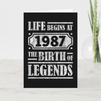 38 Ans Naissance De Légende En 1987 38ème Annivers