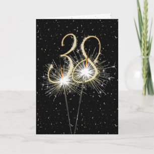 Carte 38e anniversaire du mariage