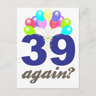 Carte 39 Encore ? Cadeaux d'anniversaire / Souvenirs