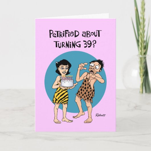 Carte 39e anniversaire d'un ami masculin (Devant)