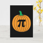 Carte 3.14 Citrouille Pi Pun Blague drôle de maths (Fleur jaune)