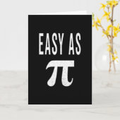 Carte 3.14 Perdu Facile Comme Pie Pi Pun Drôle Math Plai (Fleur jaune)