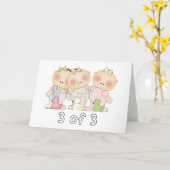 Carte 3 3 du triplet Cuties (Fleur jaune)