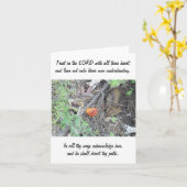 Carte 3:5 de proverbes - 6 (Fleur jaune)