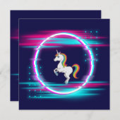 Carte 3.Anniversaire de l'Unicorne (Devant / Derrière)