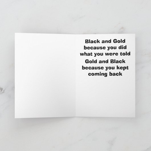 Carte 3 ans de bon travail ! (Intérieur)