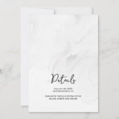 Carte 3 Chic Black Bridesmaid Dresses Watercolor Request (Dos)