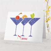 Carte 3 cocktails Martini Thunder_Cove (Fleur jaune)