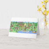 Carte 3 de colonie de vacances (Fleur jaune)