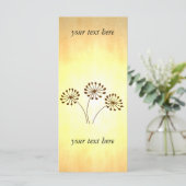 Carte 3 Fleurs Brown (Debout devant)