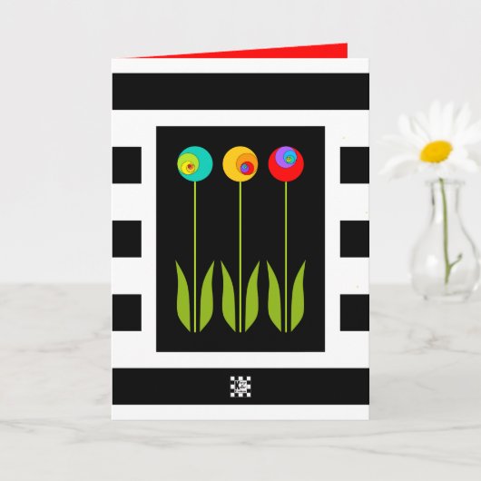 Carte 3 Fleurs Fibonacci sur Gras Gras Gras HS Grad (Petite plante)