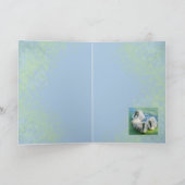 Carte 3 jeunes cygnes dans les algues (Intérieur)