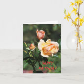 Carte 3 Jour de Rose, Beautiful (Fleur jaune)