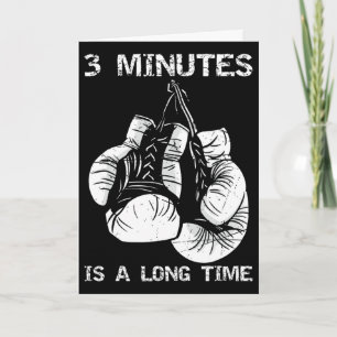 Carte 3 Minutes Est Un Long Moment De Boxe Drôle