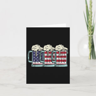 Carte 3 Mugs Drapeau Américain Us Memorial Day 4 Juillet