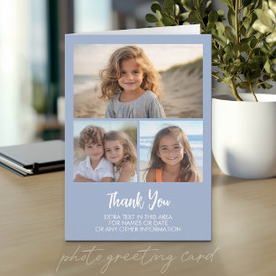 Carte 3 Photos - Design Minimaliste - Merci