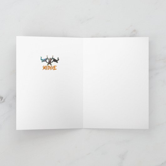 Carte 3 plongeurs - Orange (Intérieur)